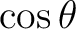 $\cos\theta$