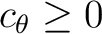 $c_\theta\geq0$