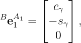        ⌊     ⌋
          cγ
BeA11 = ⌈ − sγ⌉ ,
          0
                                                                                         
                                                                                         
