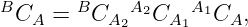 B      B    A2    A1
 CA  =  CA2   CA1   CA,
