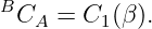 BCA  = C1 (β).
