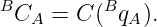 BCA  = C (BqA ).
