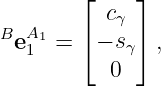        ⌊     ⌋
          cγ
BeA11 = ⌈ − sγ⌉ ,
          0
