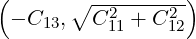 ( )
− C ,∘C2---+-C2-
13 11 12