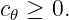 c𝜃 ≥ 0.
