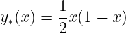 y (x) = 1x (1 − x )
 ∗      2
                                                                                         
                                                                                         
