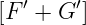 [F ′ + G ′]