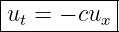 |u-=--− cu-|
--t-------x-
