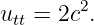         2
utt = 2c .
