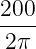 200-
2π