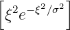 [ 2 −ξ2∕σ2]
 ξ e