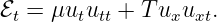 ℰt = μututt + Tuxuxt.
