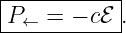 |-----------|
-P-←-=-−-cℰ-.

