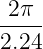 -2π-
2.24