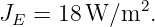               2
JE =  18W  ∕m  .
