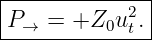 |--------------|
|            2 |
-P→--=-+Z0u--t.
