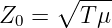       ∘ ---
Z0 =    T μ
