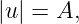 |u | = A,
