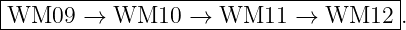 |-------------------------------------|
|WM09   →  WM10   →  WM11   →  WM12   .
---------------------------------------
