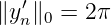    ′
∥yn ∥0 = 2π
