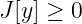 J[y] ≥ 0
