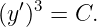  ′3
(y)  = C.
