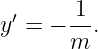  ′     1-
y =  − m .
