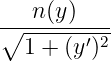 ---n-(y)---
∘  ------′2-
   1 + (y )