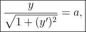 |----------------|
|-----y-----     |
|∘ ------′-2 = a,|
---1-+-(y-)-------
