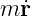 m ˙r  
