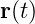 r(t)  