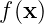 f(x)  
