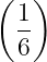 (  )
  1
  --
  6