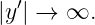   ′
|y| → ∞.
