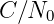 C ∕N0
