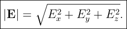 |-----∘----------------|
|E | =   E2 + E2 +  E2.|
----------x-----y----z--
