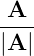 A
----
|A |