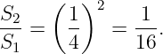      (   )
S2-    1- 2   -1-
S  =   4    = 16 .
 1
