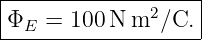 |------------------|
-ΦE-=--100N-m2-∕C.--
