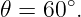 𝜃 = 60∘.
