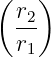 ( r )
  -2
  r1