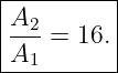 |---------|
A2-       |
A   = 16. |
--1--------
