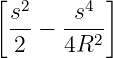 [ 2     4 ]
 s- − -s--
 2    4R2