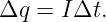 Δq  = I Δt.
