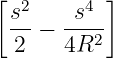 [         ]
 s2    s4
 2- − 4R2-
