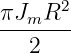     2
πJmR---
  2