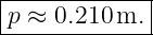 |------------|
-p ≈-0.210-m.--
