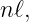nℓ,
