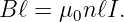 Bℓ = μ0n ℓI.
