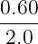 0.60
-2.0